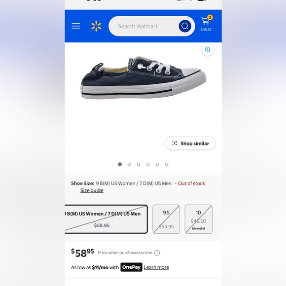 Women’s Converse Chuck Taylor All Star Shoreline Canvas, Size 10. - Picture 10 of 10